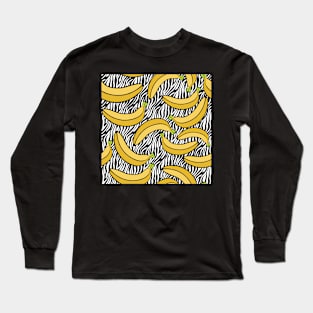 Banana Pattern Long Sleeve T-Shirt